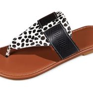 Solaud Slip-On Flip Flop Siyah 1 Düz Kadın Sandalet