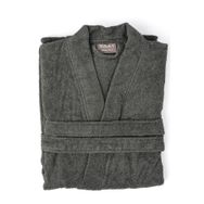 Soley Kimono Antrasit %100 Pamuk Kimono Bornoz