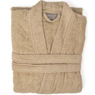 Soley Kimono Bej %100 Pamuk Kimono Bornoz
