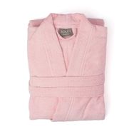 Soley Kimono Pembe %100 Pamuk Kimono Bornoz