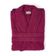 Soley Minerva Bordo Ekstra Yumuşak %100 Pamuk Unisex Bornoz