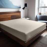 Soley Mix & Match Plain Ekru %100 Pamuk Ranforce 160x240 cm Tek Kişilik Düz Çarşaf