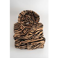 Soley Tiger %100 Pamuk Kadife Unisex Bornoz