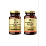 Solgar 5-HTP 30 Kapsül+ Vitamin D3 1000 IU 100 Kapsül