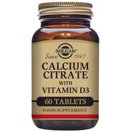 Solgar Calcium Citrate Vitamin D3 60 Tablet