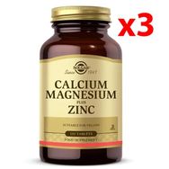 Solgar Calcium Magnesium Plus Zinc 3x100 Tablet