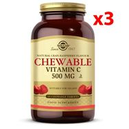 Solgar Chewable Vitamin C 500 mg 3x90 Tablet