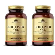 Solgar Cod Liver Oil 2x100 Kapsül