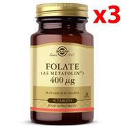 Solgar Folate Metafolin 400 mcg 3x50 Tablet