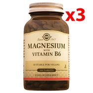 Solgar Magnesium With Vitamin B6 3x100 Tablet