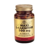 Solgar Maxi L-Carnitine 500 mg 30 Tablet