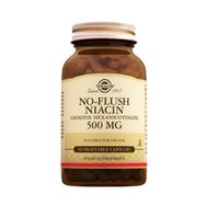 Solgar No-Flush Niacin 500 mg İçeren 50 Kapsül