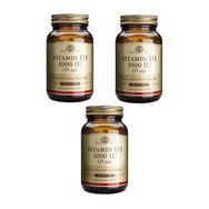 Solgar Vitamin D3 1000 IU 3x100 Kapsül