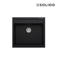 Solido Aragonit SH-49 Metallic Black Granit Eviye