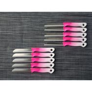 Solingen Pembe Beyaz 10'lu Meyve Sebze Bıçağı