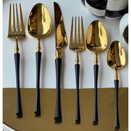 Solingen Royal Black Parlak 36 Parça 6 Kişilik Çatal Kaşık Bıçak Takımı