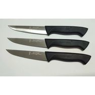 Solingen Siyah 13 cm 4'lü Günlük Kullanım Bıçağı