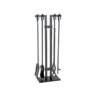 SOMINECO Lüx Ithal Siyah Şömine-soba Maşa Takımı Aksesuar Seti -sgss-018