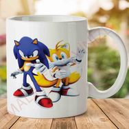 Sonic Karakter Baskılı Kupa Bardak