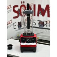Sönmez Kırmızı Silver Crest Bar Blender Endüstriyel Buz Kırıcı