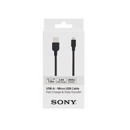 Sony CP-AB100B Siyah 1 m 2.4Mah Light Box Yüksek Hızlı Micro USB Data ve Şarj Kablosu