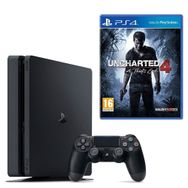 Sony Playstation 4 Slim 500 GB Oyun Konsolu + Uncharted 4 PS4 Oyun