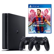Sony Playstation 4 Slim 500GB + 2.Kol + PES 21