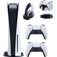 Sony Playstation 5 + 2. Kol + Ps5 Pulse 3D Kulaklık+ Ps5 Şarj İstasyonu+ Ps5 Kamera 5'li Set