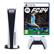Sony Playstation 5 825 Gb Türkçe Menü+Ps5 Fifa 24 FC24 2024 Oyun