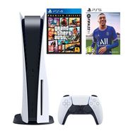 Sony Playstation 5 Diskli Oyun Konsolu + Fifa 22 PS5 Oyun + Gta V PS4 Oyun