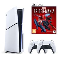 Sony Playstation 5+2. Kol+ Dualsense Spider Man 2 Limited Edition Controller