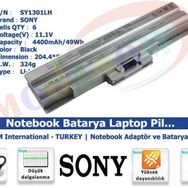 Sony Vaio VGN-FW11LR VGN-FW11MR VGN-FW11 Siyah Uyumlu Notebook Batarya