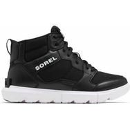 Sorel Explorer Sneaker Mid Wp Siyah Kadın Kısa Bot