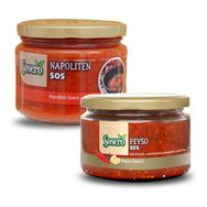 Sosero Peyso Sos 190 gr & Napoliten Sos 290 gr ( Ikisi Bir Arada ) - 480 gr