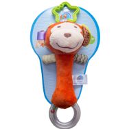 Sozzy Toys SZY113 Halkalı Maymunum Peluş Çıngırak