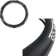 Space DIKI364-SB 38 cm Sparco Dizayn Siyah/Beyaz Direksiyon Kılıfı