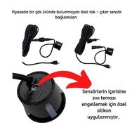 Space Gupr14 Dijital Göstergeli Kablosuz Park Sensörü
