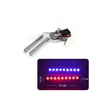 Space LAPA178 9W Kırmızı-Mavi 2x9 Led Panjur İçi Çakar Lamba