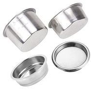 Spactz 4 Adet 51mm Kahve Filtresi Yedek Filtre Sepeti Kahve Dipsiz Portafilter Espresso Makinesi Parçaları İçin