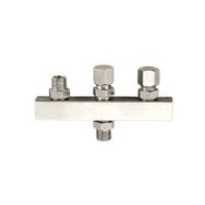 Sparmax 1/4 Erkek Airbrush Üçlü Çoklayıcı