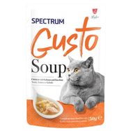 Spectrum 50 gr Gusto Tavuklu Somon Balıklı ve Kabaklı Kedi Çorbası
