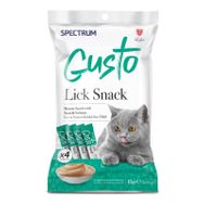 Spectrum Gusto Lick Snack Ton Balığı ve Somon 4x15 gr Sıvı Kedi Ödülü