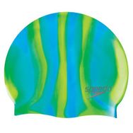 Speedo 8-70993A084 Yeşil Junior Multo Color Silc Cap Yüzücü Bonesi
