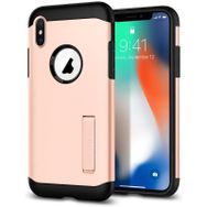 Spigen 057CS22140 Apple iPhone X Slim Armor Blush Gold Kılıf