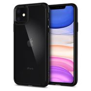 Spigen 076CS27186 Apple Iphone 11 Ultra Hybrid Black Kılıf