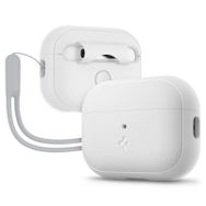 Spigen ACS05811 Apple AirPods Pro 2. Nesil Kılıf Fit White + Strap Gray