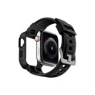 Spigen Apple Watch Serisi (40Mm / 41Mm) Kılıf, Rugged Armor Pro Black - Acs00546