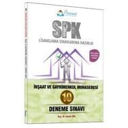 SPK İnşaat ve Gayrimenkul Muhasebesi Çözümlü 10 Deneme-Finansed Yayınları