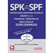 SPK Yeni Adıyla SPF Lisanslama Sınavına Hazırlık Düzey 2-3 Finansal Yönetim ve Mali Analiz Soru Bankası - Adalet Hazar Şenol Babuşcu