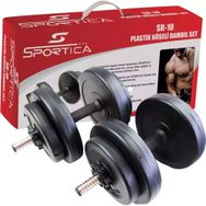 Sportica SR-10 10,5 Kg Vinyl Dambıl Set